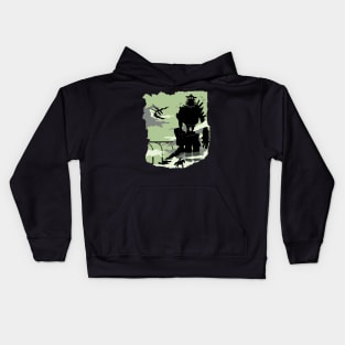 Silhouette of the Colossus Kids Hoodie